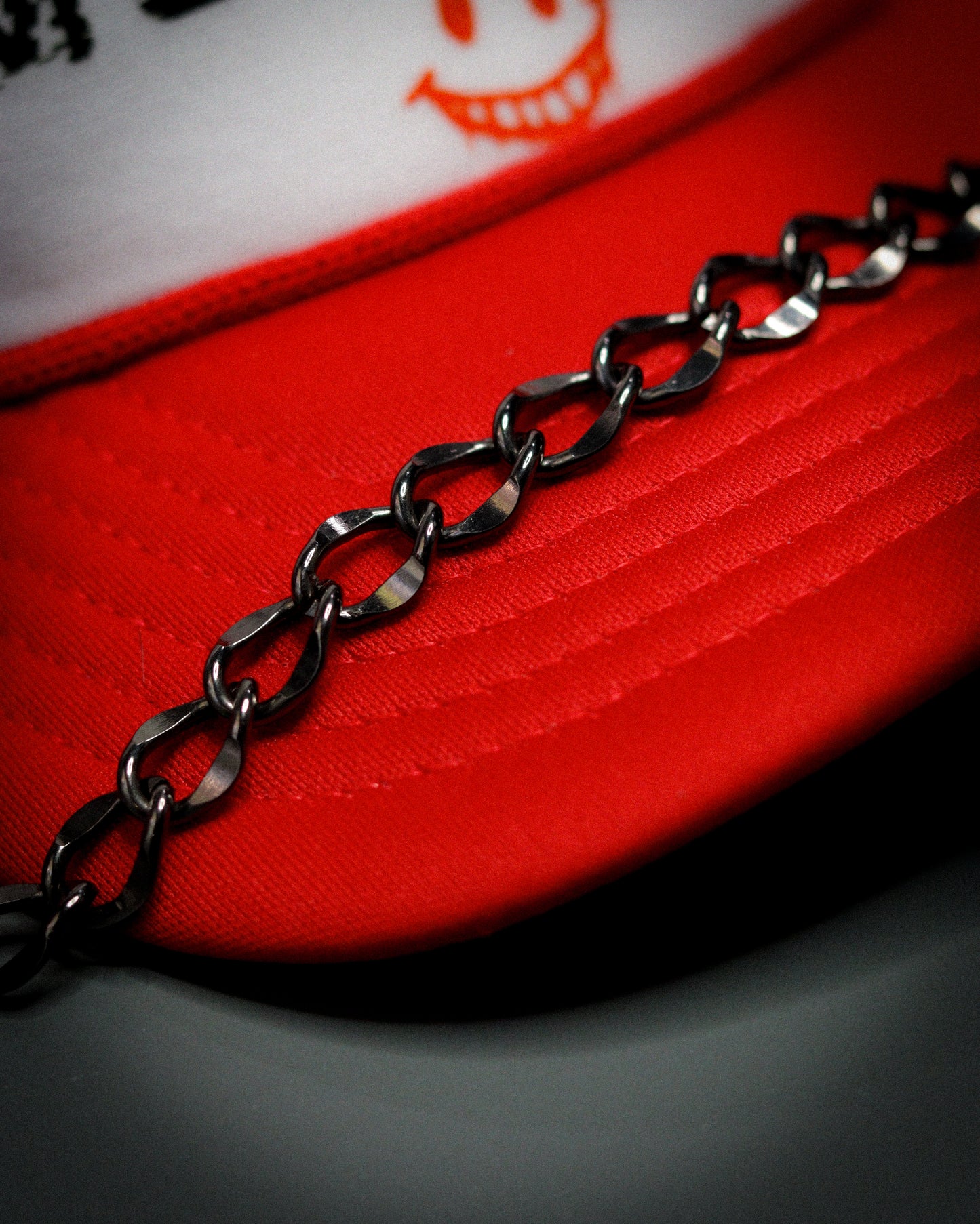 Gunmetal Chunky Hat Chain