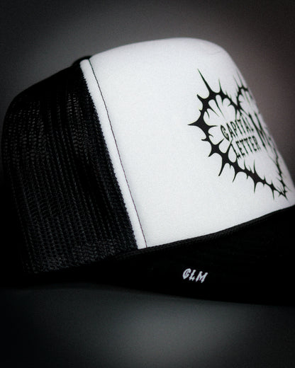 Black Logo Trucker Hat